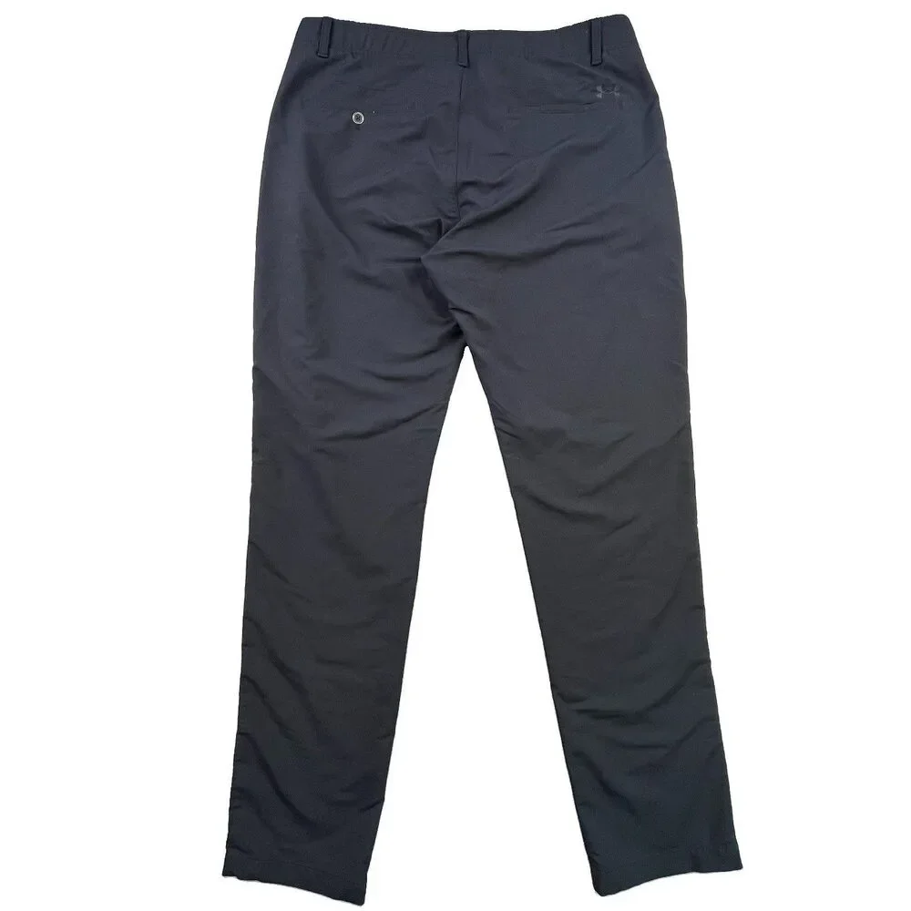 Under Armour Matchplay Golf Pants Men’s 38x34 Black Showdown Performance Stretch